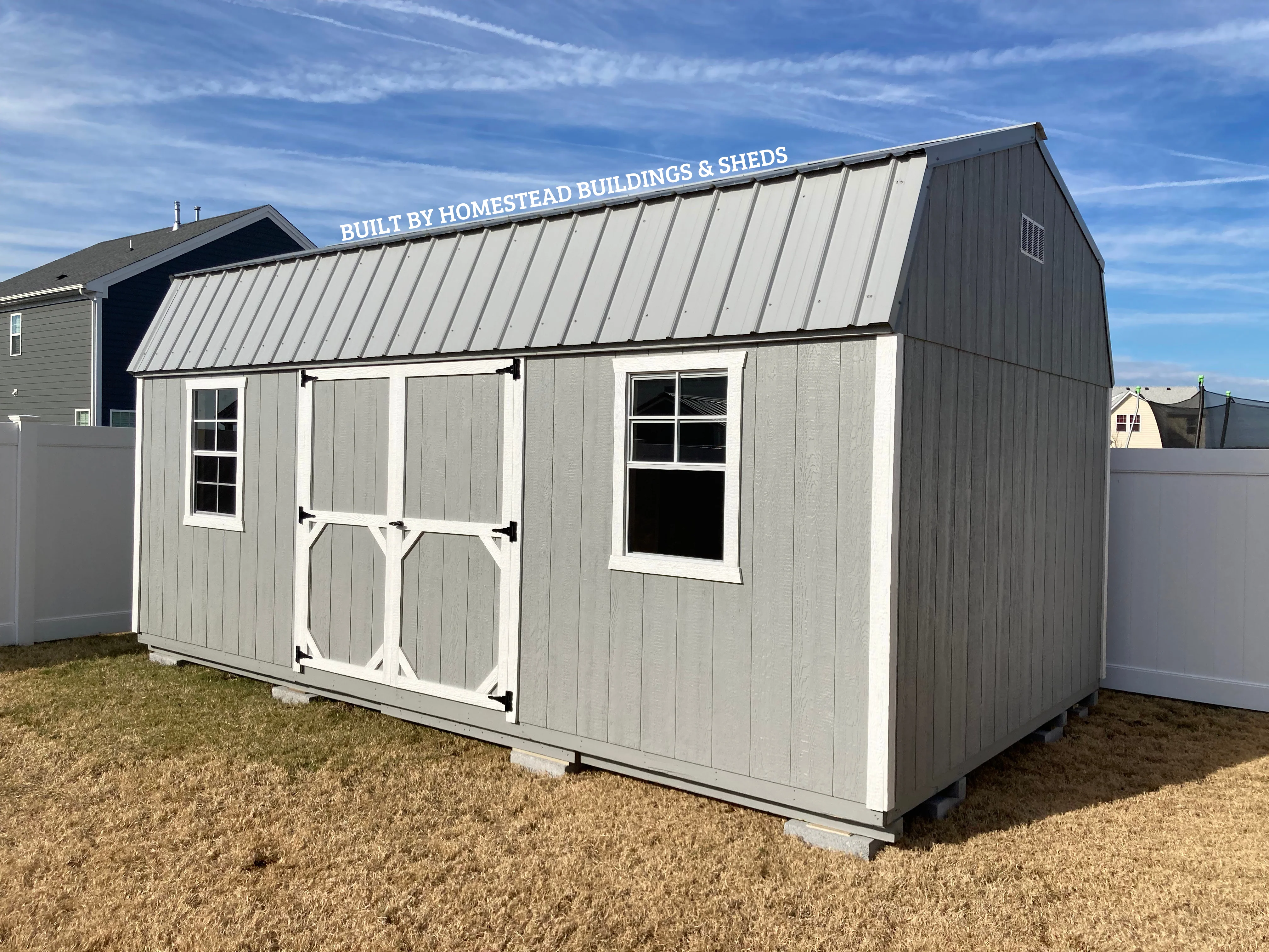 12x20 Deluxe High Barn Design #119