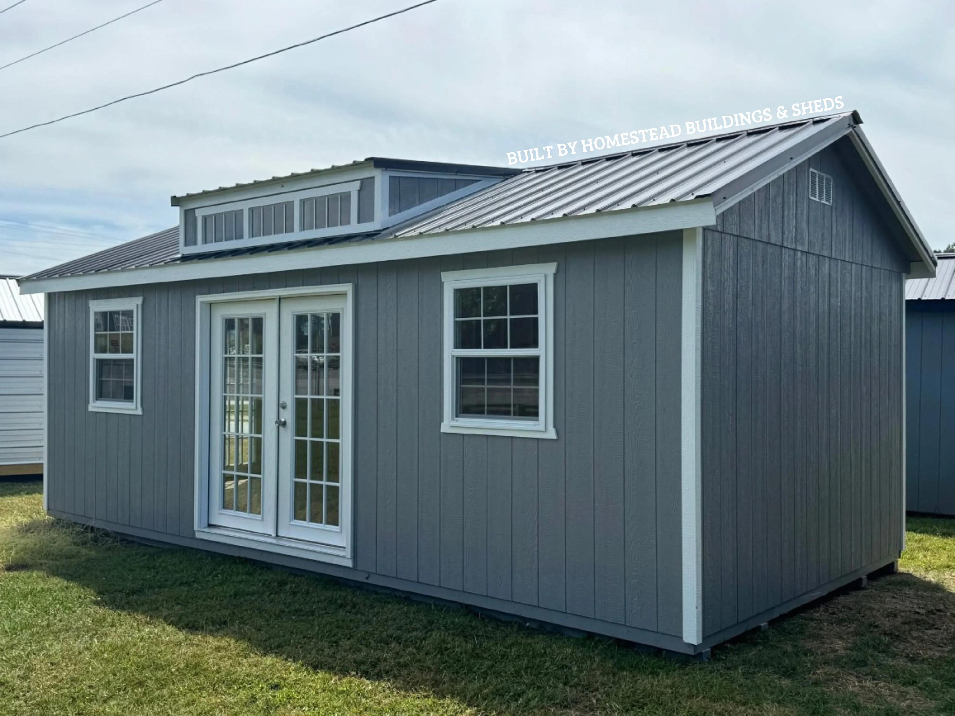 12x24 Deluxe A-Frame Building with Dormer Design #150