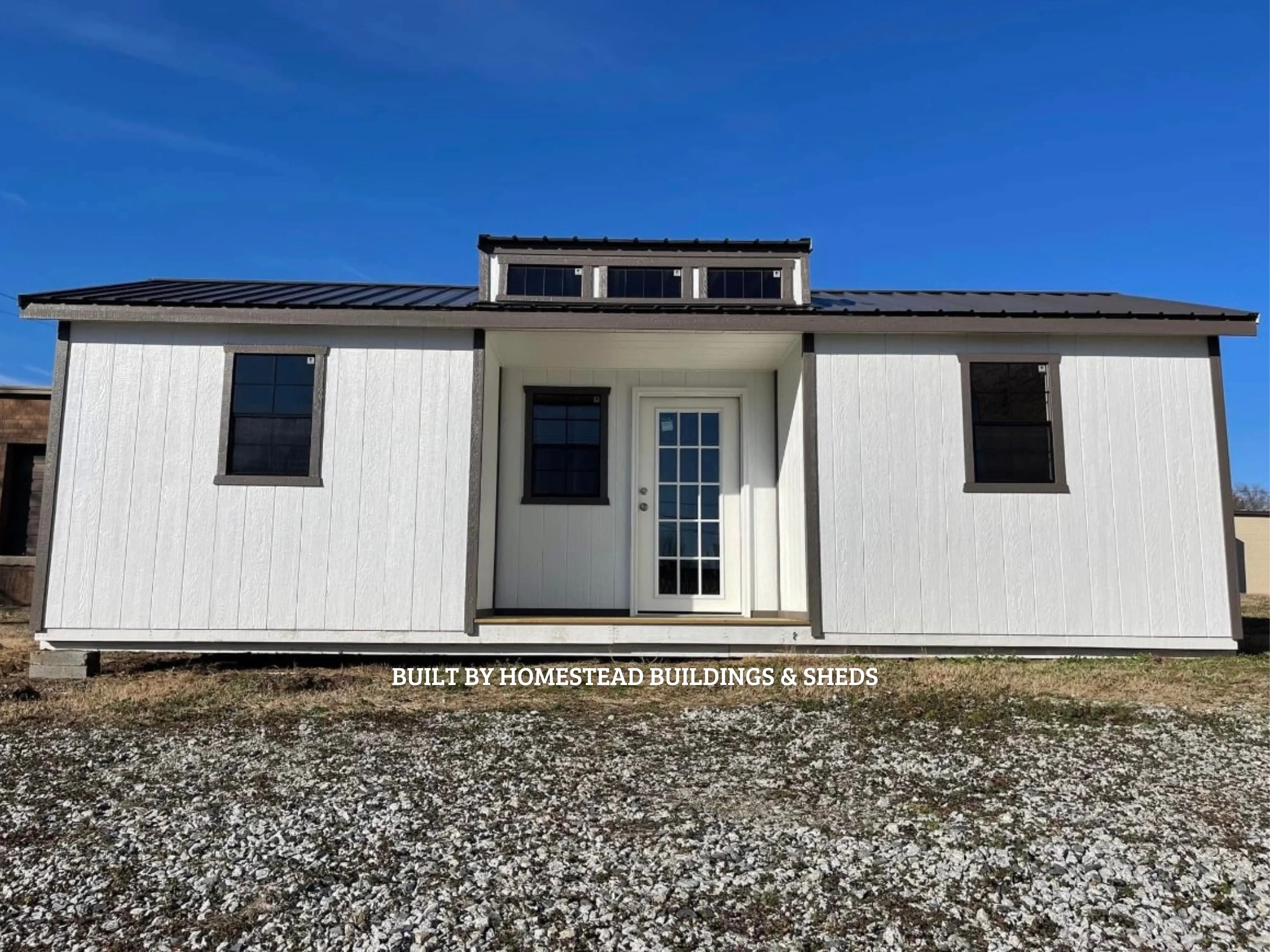 12x28 Deluxe A-Frame Building with Dormer and Inset Porch Design #271 - Image 2