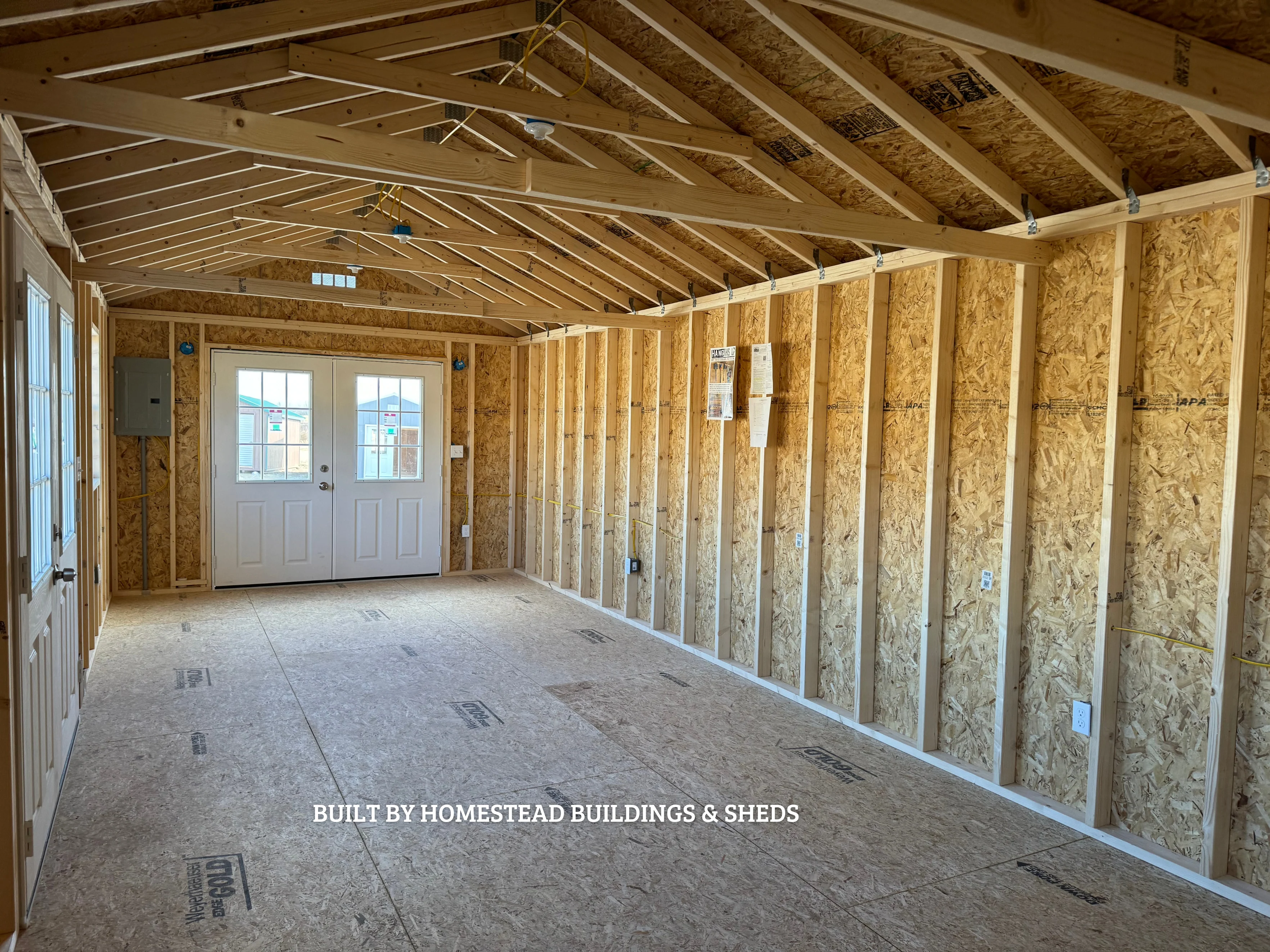 12x28 Deluxe A-Frame with Electrical Design #265 - Image 3