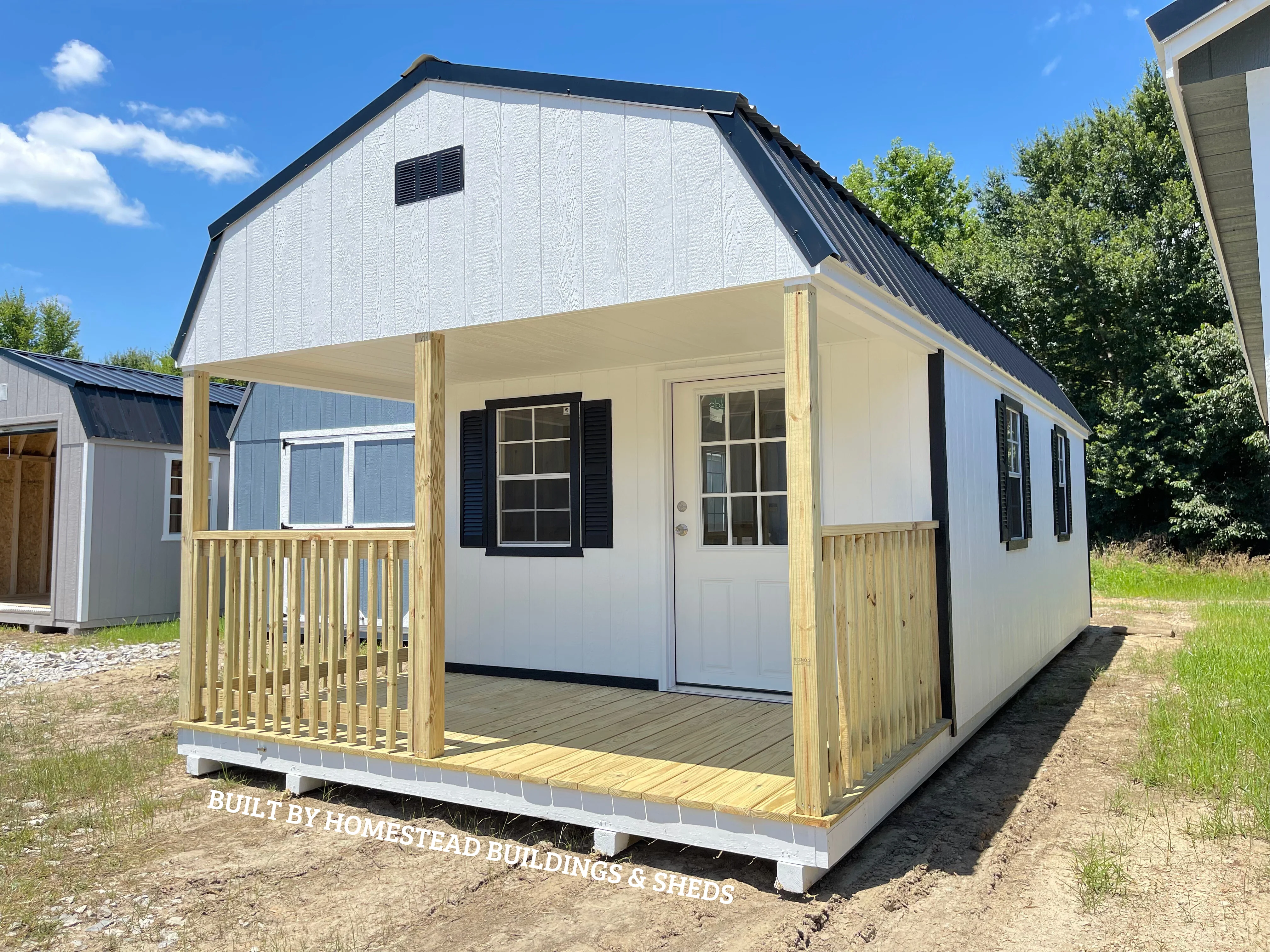 12x28 Deluxe High Barn Cabin Design #106