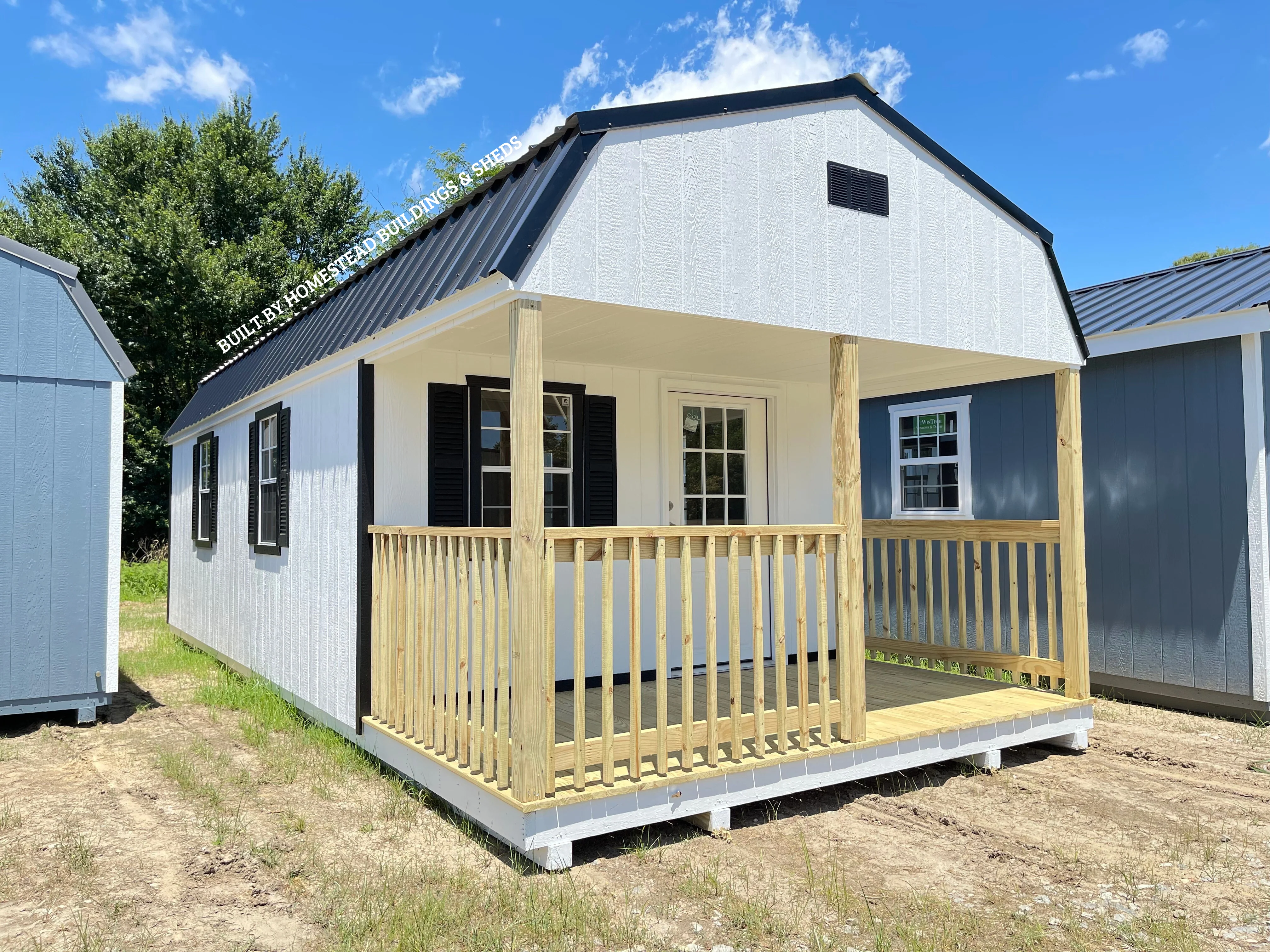 12x28 Deluxe High Barn Cabin Design #106 - Image 2