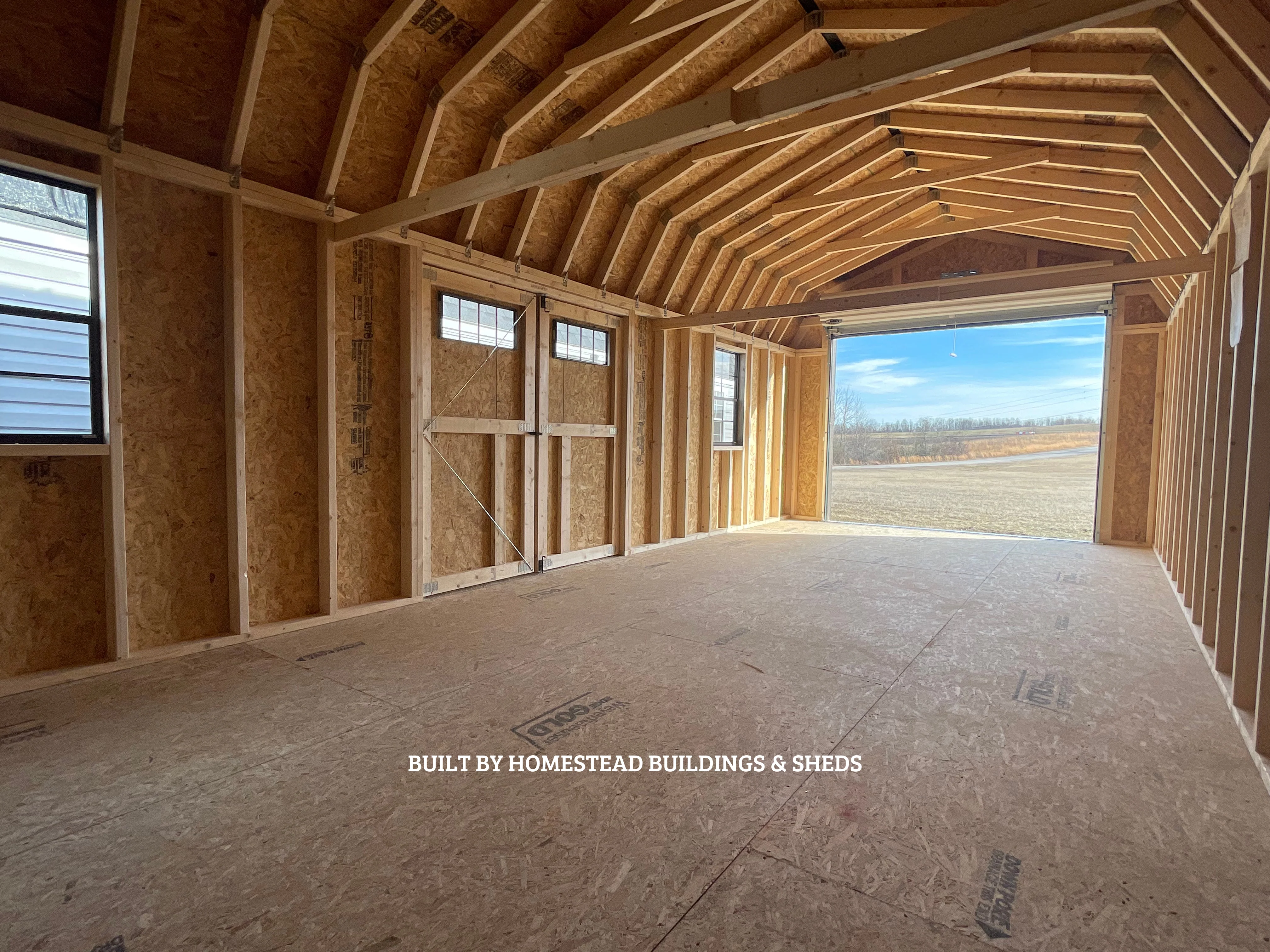 12x28 Heavy Duty Deluxe High Barn Garage Design #136 - Image 3