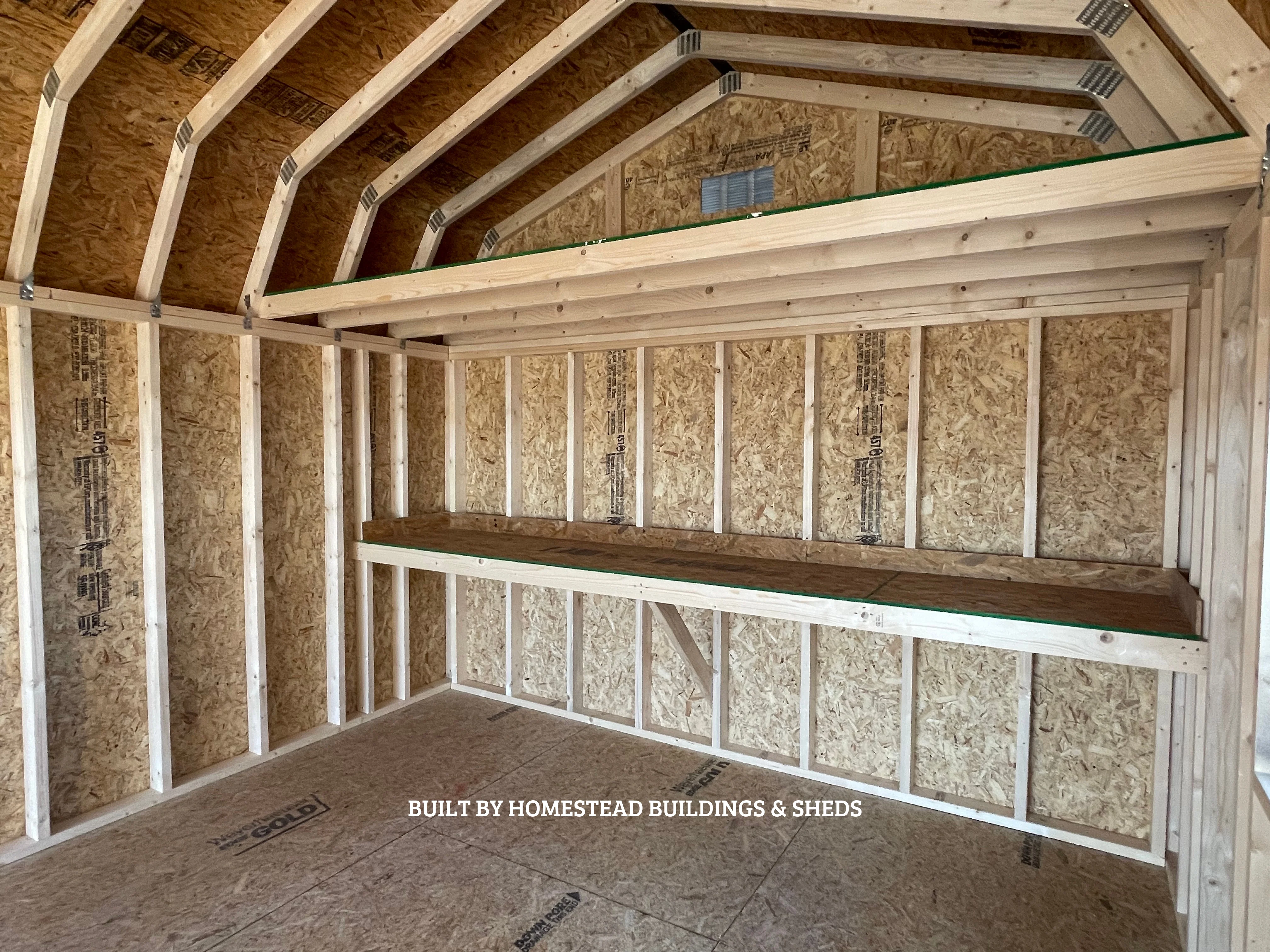 12x28 Heavy Duty Deluxe High Barn Garage Design #136 - Image 4
