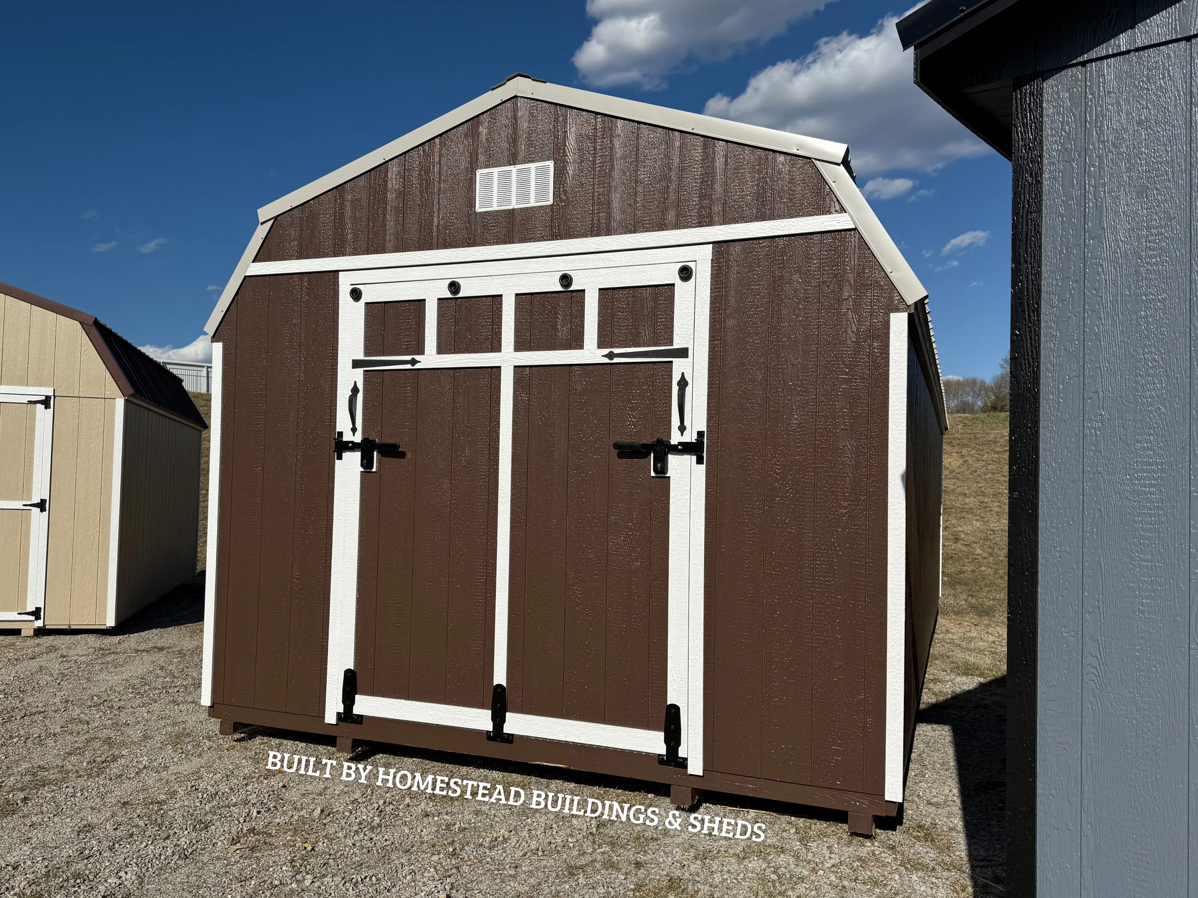 12x28 Heavy Duty Deluxe High Barn with Rampage Door Design #42 - Image 2