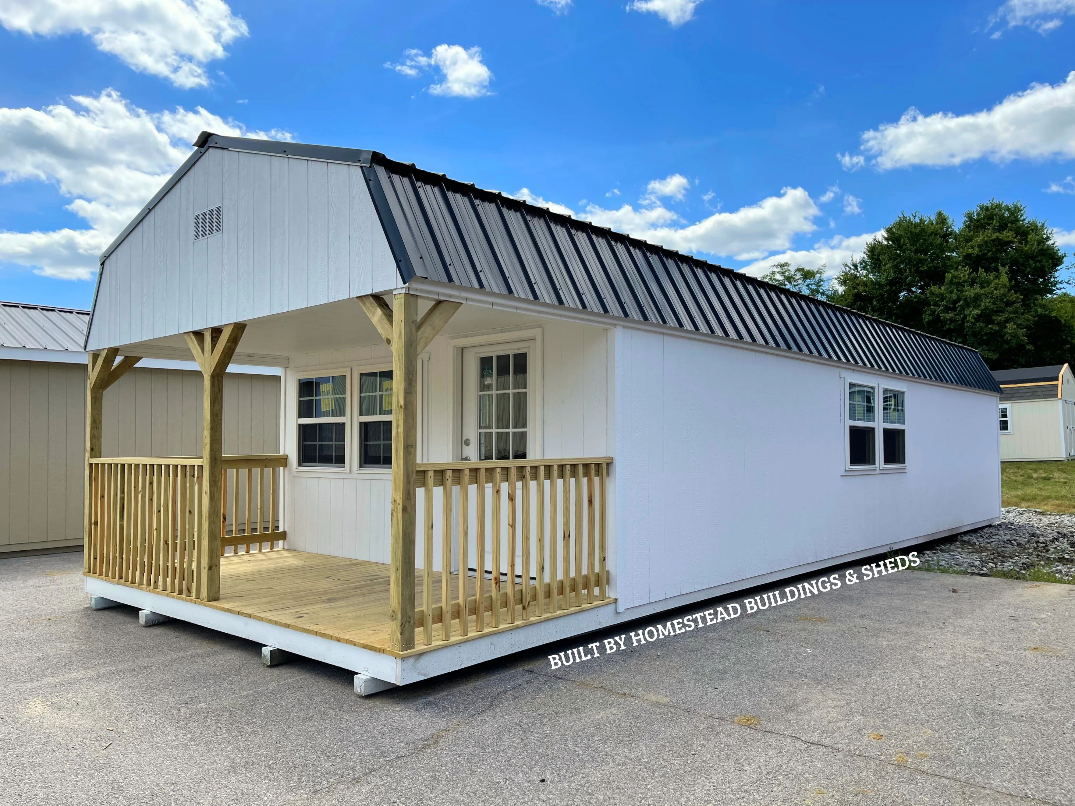 14x40 Deluxe High Barn Cabin Design #153