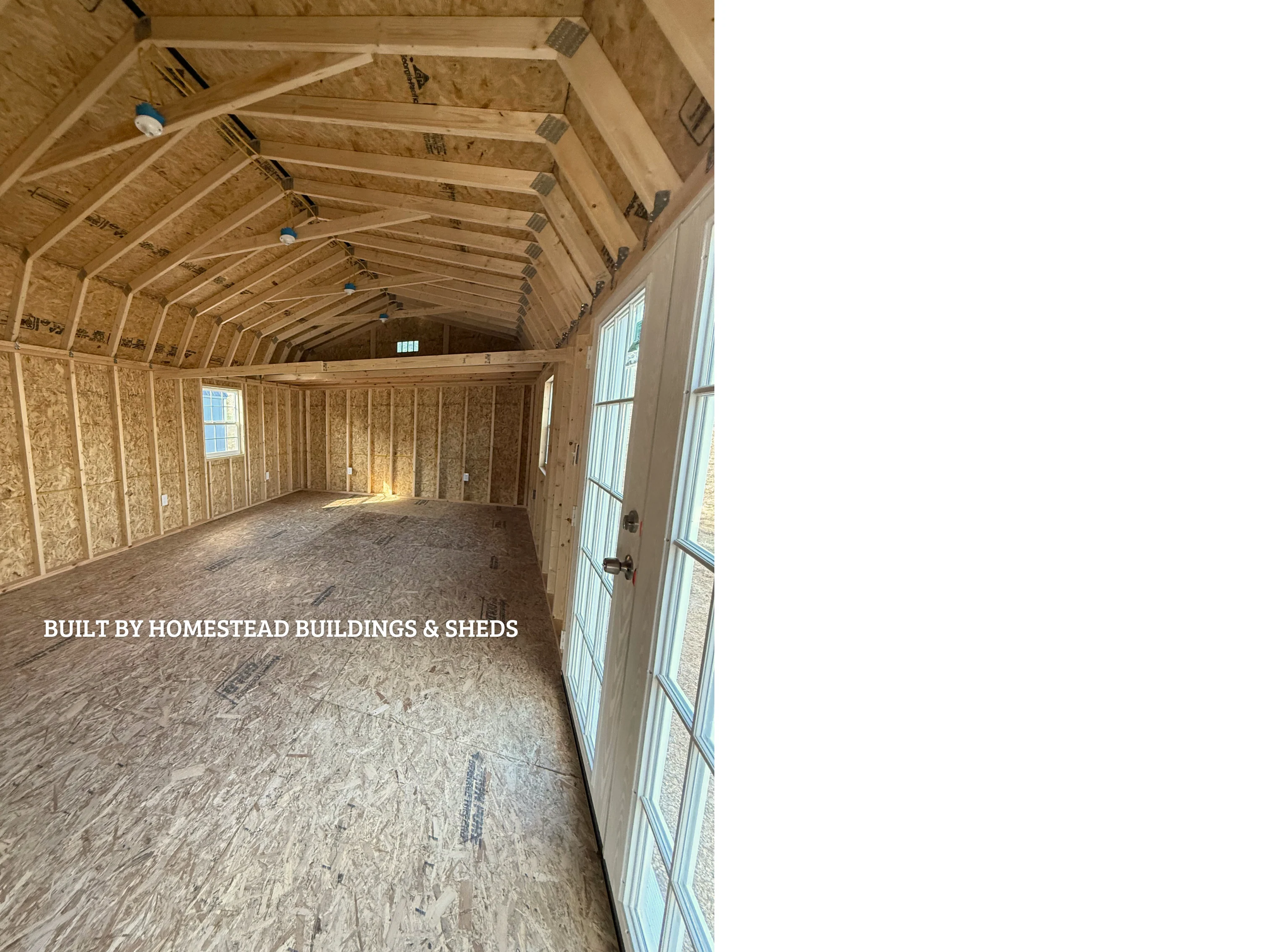14x40 Deluxe High Barn Cabin with Room and Electrical Design #229 - Image 10