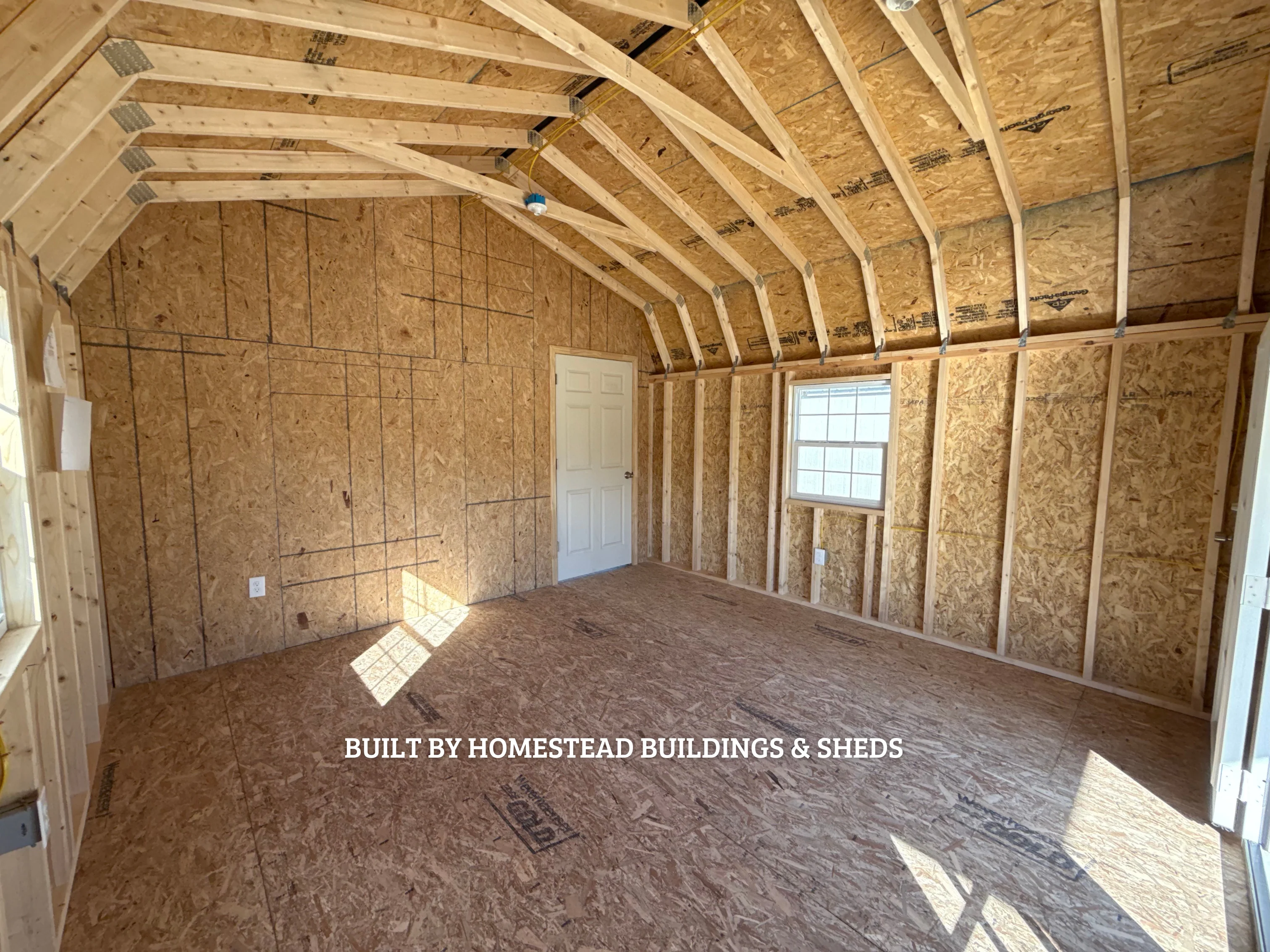 14x40 Deluxe High Barn Cabin with Room and Electrical Design #229 - Image 7