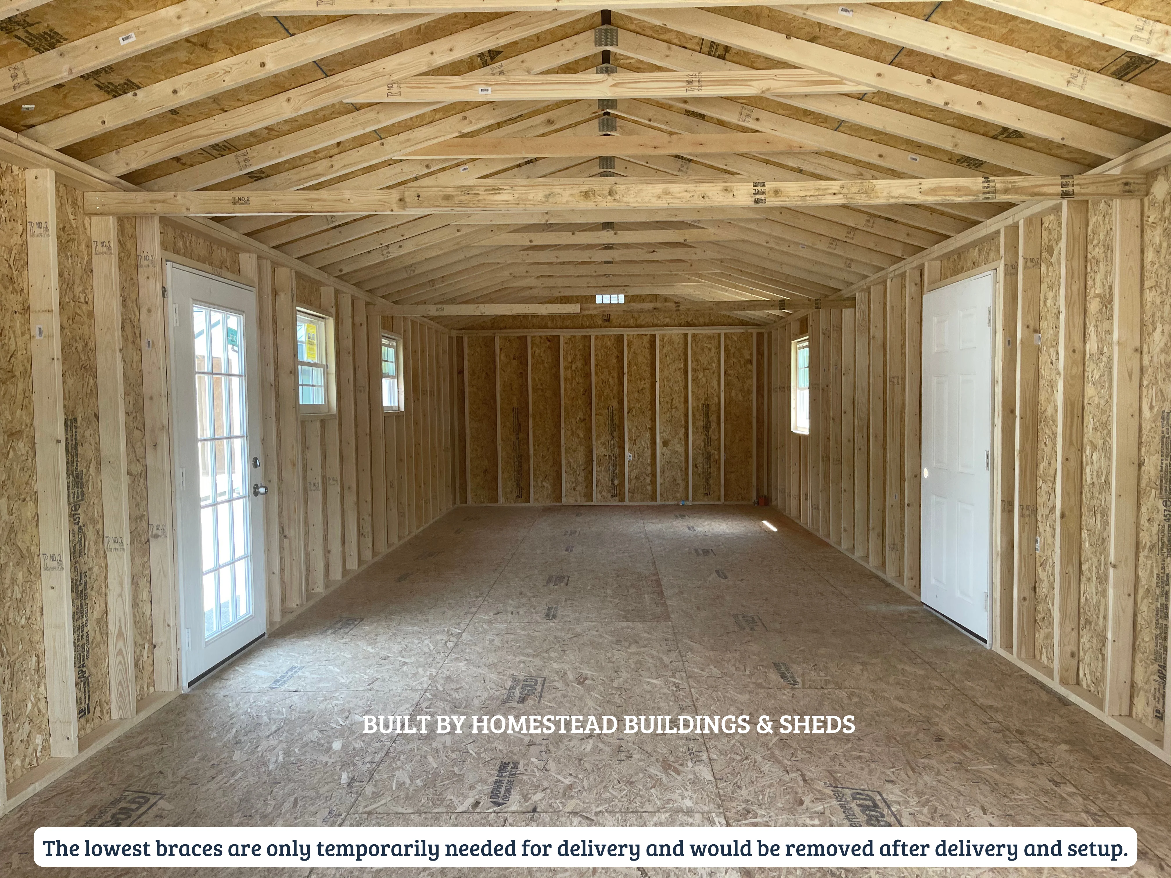 14x44 Deluxe A-Frame Building Design #68 - Image 4