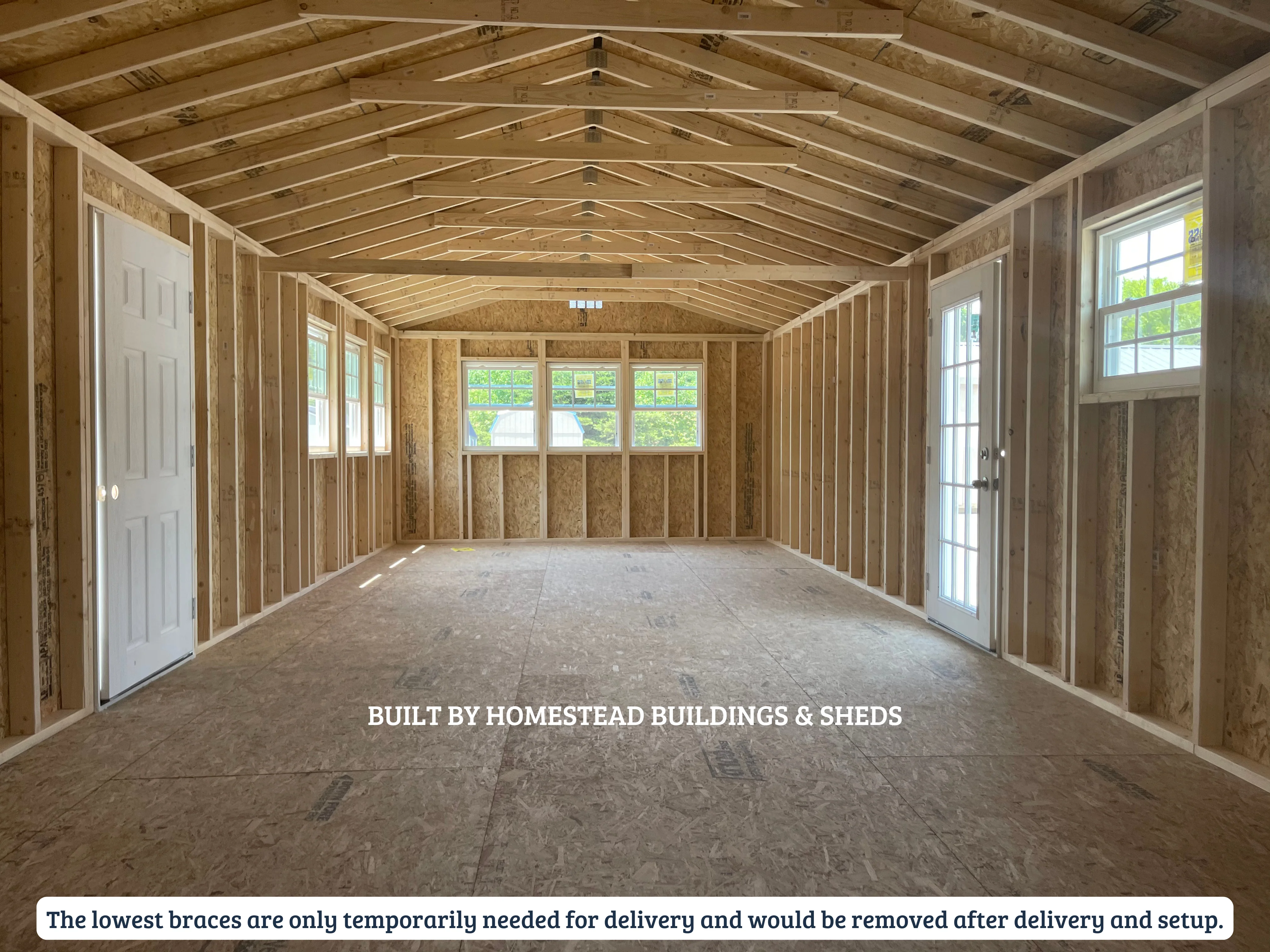 14x44 Deluxe A-Frame Building Design #68 - Image 5