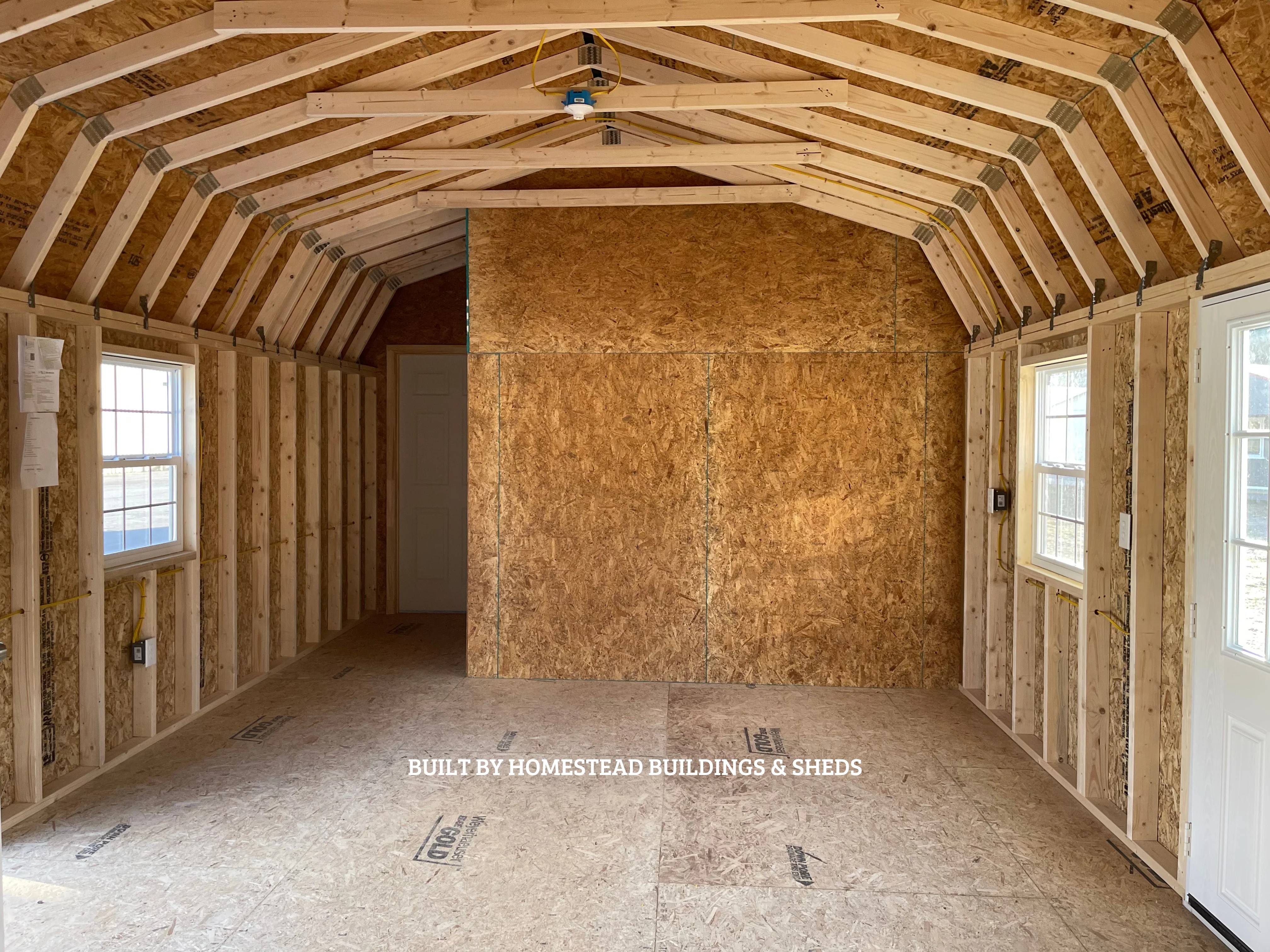 14x48 Deluxe High Barn with Rooms and Electrical Design #87 - Image 5