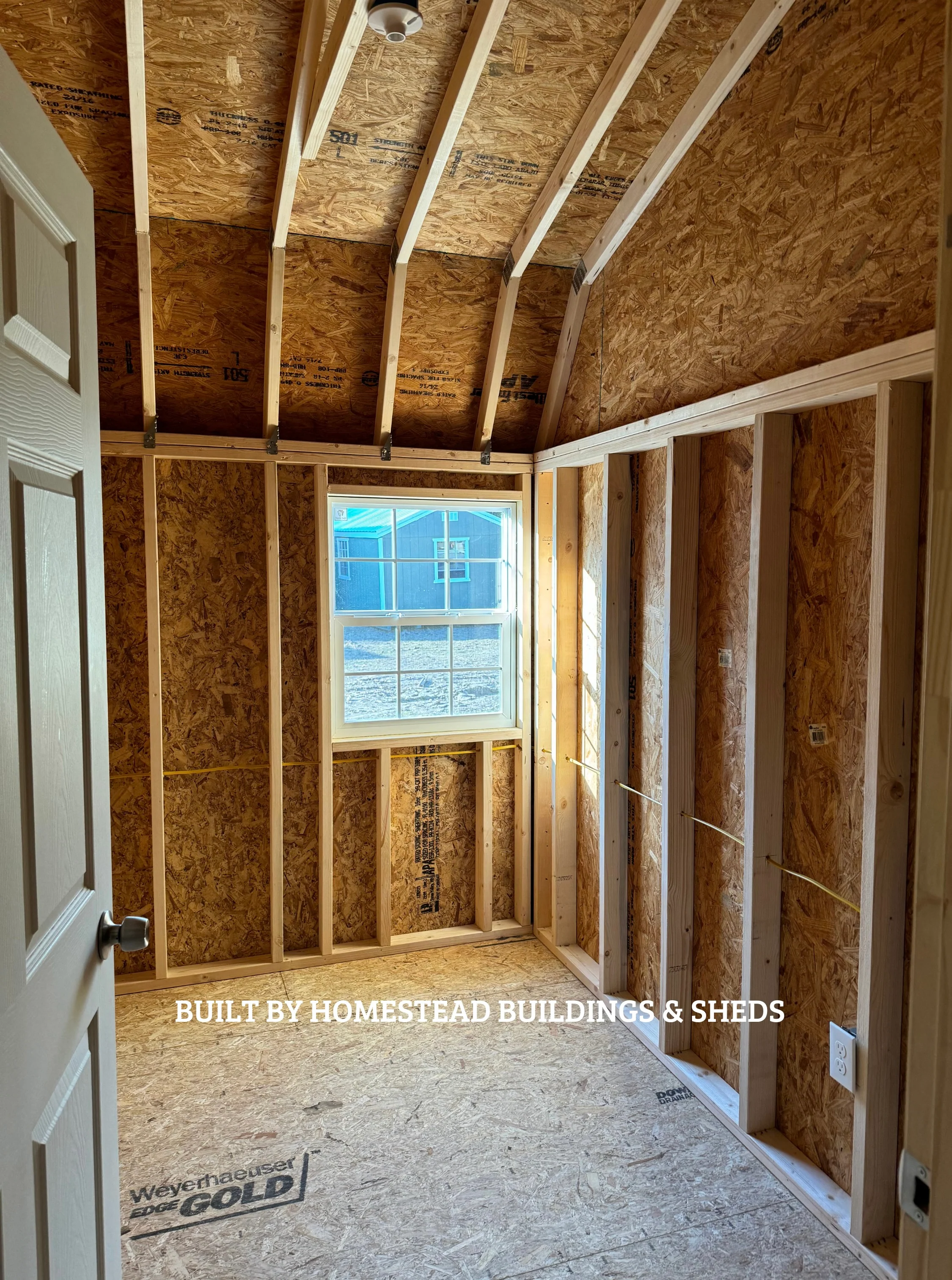 14x48 Deluxe High Barn with Rooms and Electrical Design #87 - Image 9
