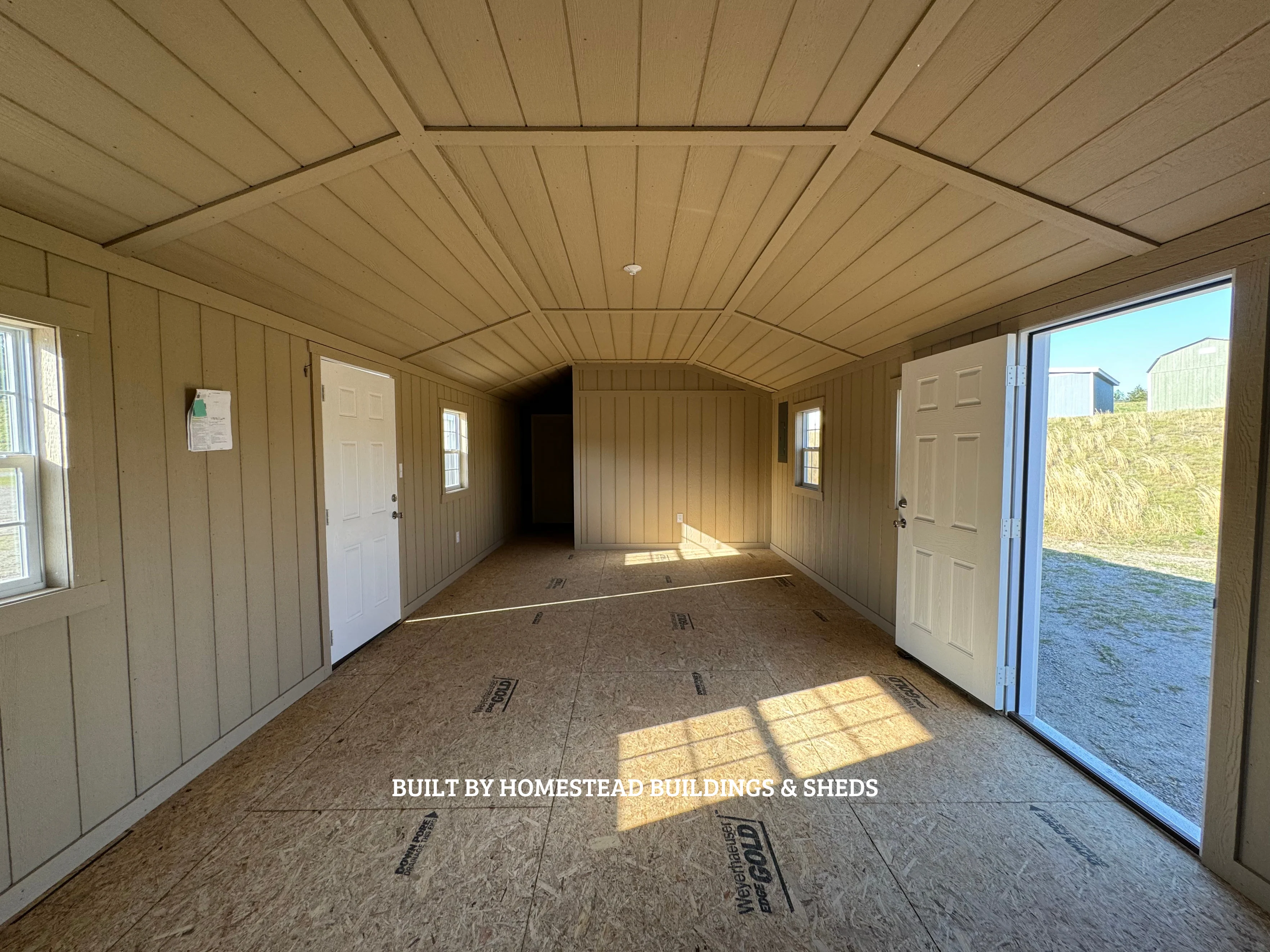 14x48 Finished Vinyl Cottage Design #248 - Image 3