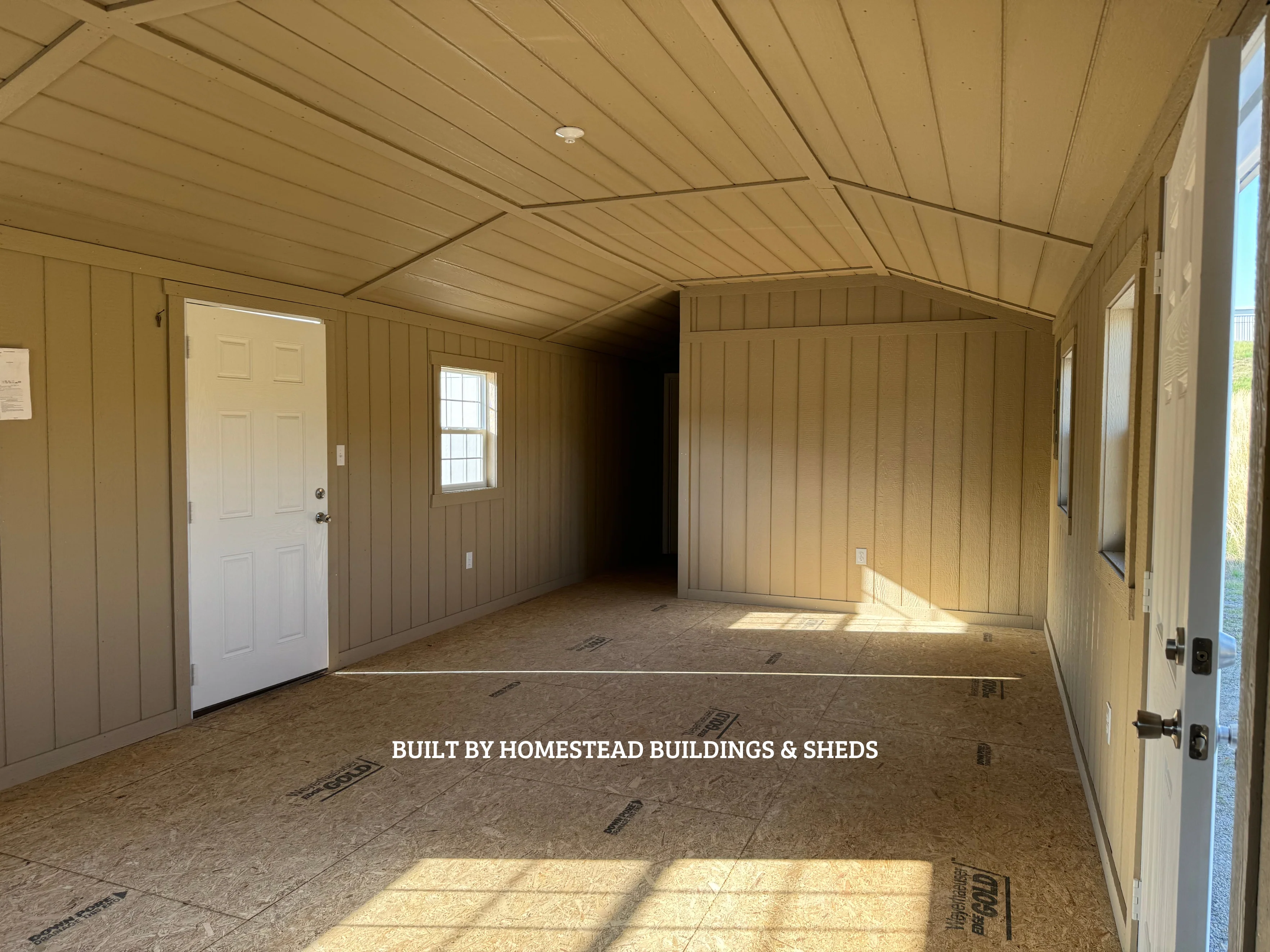 14x48 Finished Vinyl Cottage Design #248 - Image 4