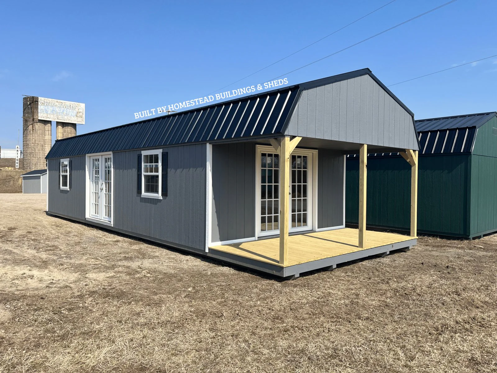 14x40 Deluxe High Barn Cabin Design #3