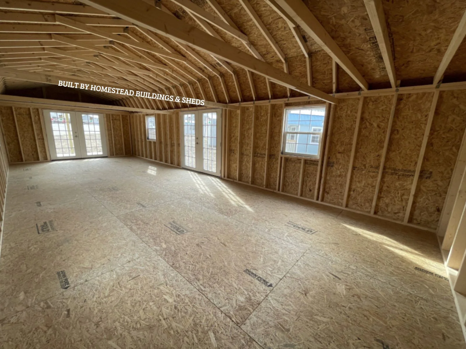 14x40 Deluxe High Barn Cabin Design #3 - Image 3