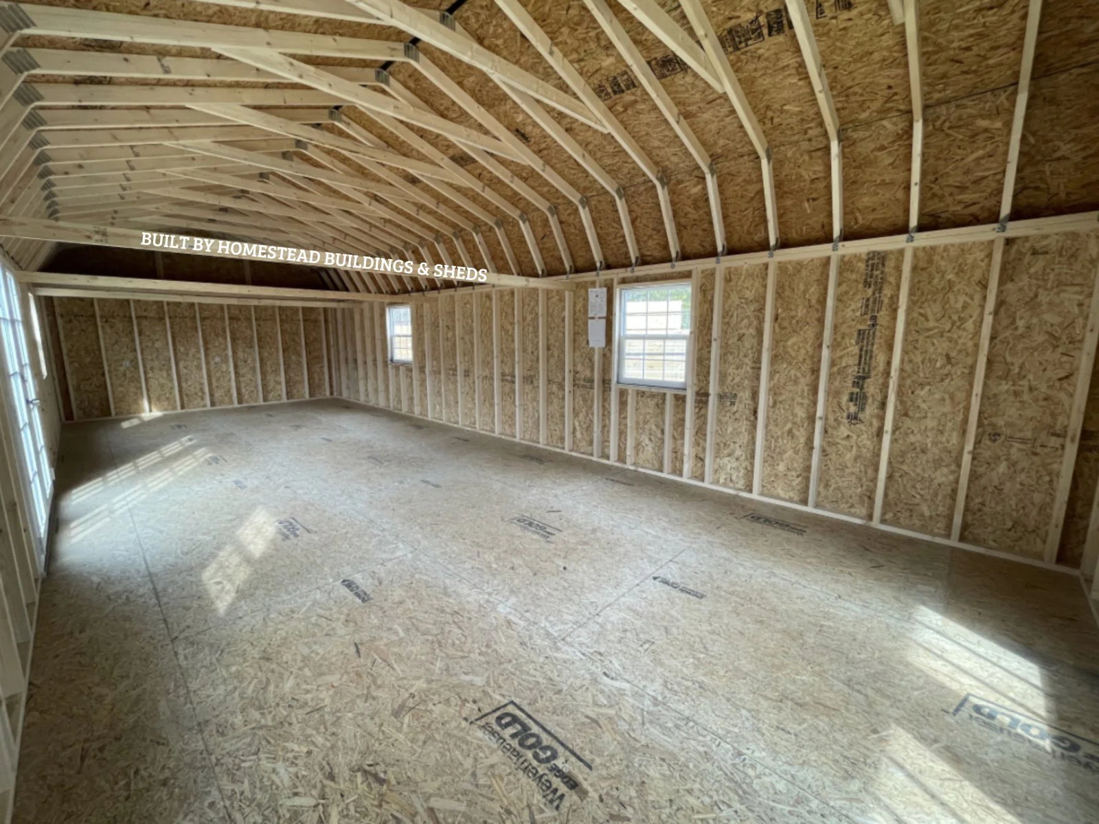 14x40 Deluxe High Barn Cabin Design #3 - Image 4