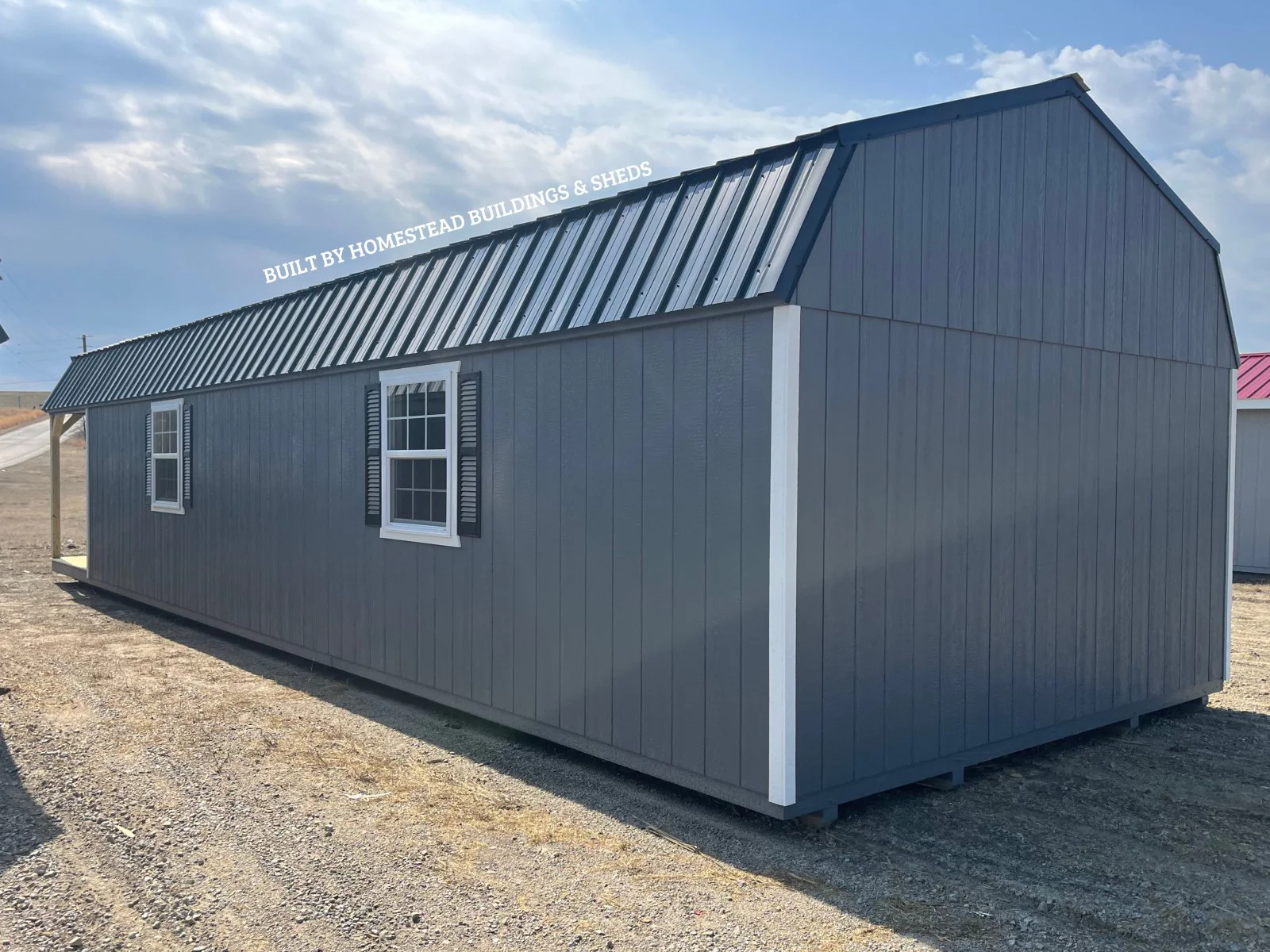 14x40 Deluxe High Barn Cabin Design #3 - Image 6