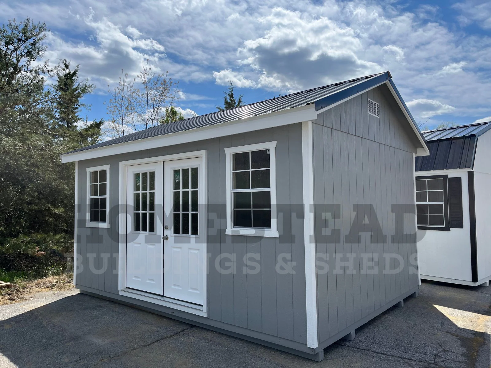 12x16 Deluxe A-Frame Building Design #10
